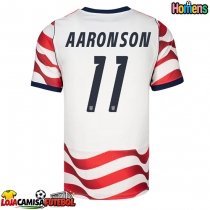 Camisa de Futebol Estados Unidos Brenden Aaronson #11 Equipamento Principal Mundo 2026 Manga Curta
